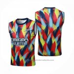 Camiseta de Entrenamiento Arsenal Sin Mangas 25/26 Azul Rojo Amarillo
