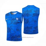 Camiseta de Entrenamiento Francia Sin Mangas 25/26 Azul