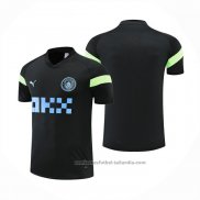 Camiseta de Entrenamiento Manchester City 22/23 Negro