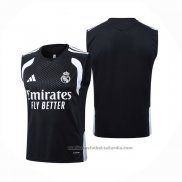 Camiseta de Entrenamiento Real Madrid Sin Mangas 25/26 Negro