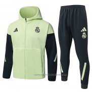 Chandal con Capucha del Real Madrid 25/26 Verde