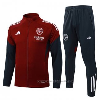 Chandal de Chaqueta del Arsenal Nino 25/26 Rojo Negro