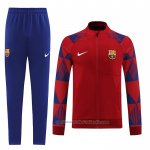 Chandal de Chaqueta del Barcelona 22/23 Rojo