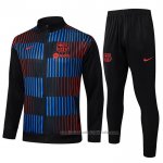 Chandal de Chaqueta del Barcelona 24/25 Rojo y Azul