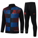 Chandal de Chaqueta del Barcelona 24/25 Rojo y Azul