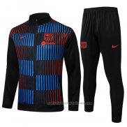Chandal de Chaqueta del Barcelona 24/25 Rojo y Azul