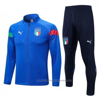 Chandal de Chaqueta del Italia 22/23 Azul