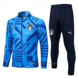 Chandal de Chaqueta del Italia 22/23 Azul