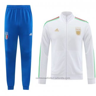 Chandal de Chaqueta del Italia 24/25 Blanco