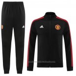 Chandal de Chaqueta del Manchester United 23/24 Negro