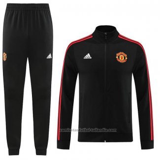 Chandal de Chaqueta del Manchester United 23/24 Negro