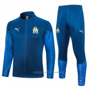 Chandal de Chaqueta del Olympique Marsella 23/24 Azul Oscuro