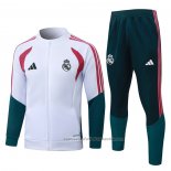 Chandal de Chaqueta del Real Madrid Nino 26/27 Blanco Rojo