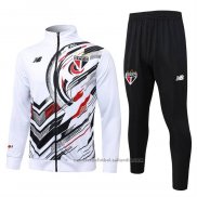 Chandal de Chaqueta del Sao Paulo 25/26 Blanco