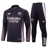 Chandal de Sudadera del Arsenal Nino 24/25 Gris Oscuro