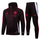 Chandal de Sudadera del Bayern Munich Nino 24/25 Rojo Oscuro