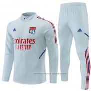 Chandal de Sudadera del Lyon 22/23 Gris