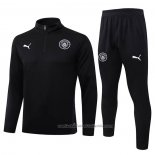 Chandal de Sudadera del Manchester City Nino 25/26 Negro