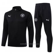 Chandal de Sudadera del Manchester City Nino 25/26 Negro