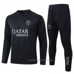 Chandal de Sudadera del Paris Saint-Germain 25/26 Negro