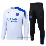 Chandal de Sudadera del Paris Saint-Germain 25/26 Blanco