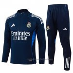 Chandal de Sudadera del Real Madrid Nino 25/26 Azul