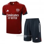 Chandal del Arsenal Manga Corta 25/26 Rojo - Pantalon Corto