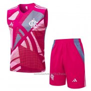 Chandal del Flamengo Sin Mangas 25/26 Rosa