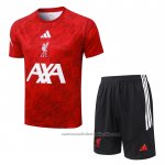 Chandal del Liverpool Manga Corta 26/27 Rojo - Pantalon Corto