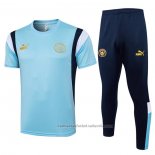 Chandal del Manchester City Manga Corta 23/24 Azul