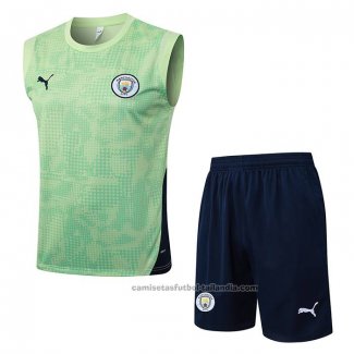 Chandal del Manchester City Sin Mangas 25/26 Verde