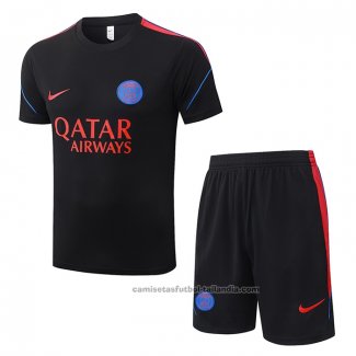 Chandal del Paris Saint-Germain Manga Corta 2026/27 Negro - Pantalon Corto