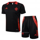 Chandal del SC Internacional Manga Corta 24/25 Negro - Pantalon Corto