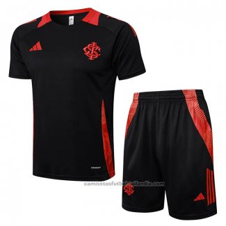 Chandal del SC Internacional Manga Corta 24/25 Negro - Pantalon Corto