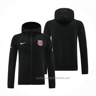 Chaqueta con Capucha del Barcelona 24/25 Negro