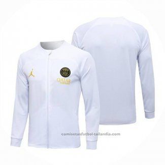 Chaqueta del Paris Saint-Germain Jordan 23/24 Blanco