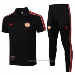 Conjunto Polo del Manchester United 25/26 Negro