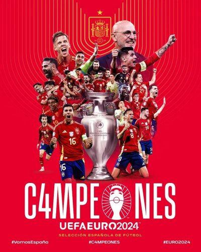 España gana 7 partidos para ganar el título