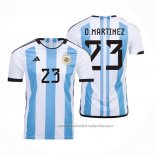 Camiseta Argentina Jugador D.Martinez 1ª 2022