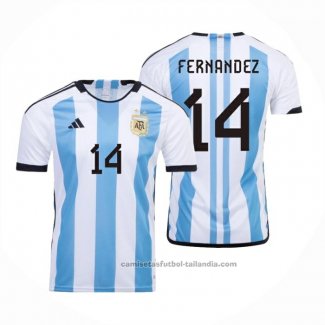 Camiseta Argentina Jugador Fernandez 1ª 2022