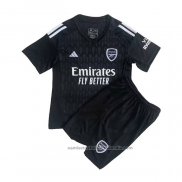 Camiseta Arsenal Portero Nino 23/24 Negro