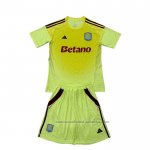 Camiseta Aston Villa Portero Nino 25/26 Amarillo