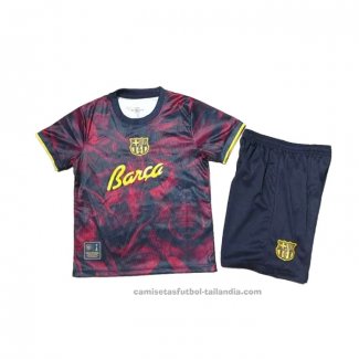 Camiseta Barcelona Special Nino 26/27 Negro Rojo