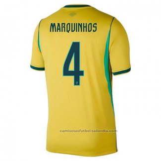 Camiseta Brasil Jugador Marquinhos 1ª 2026