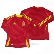 Camiseta Espana 1ª Manga Larga 2024