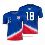 Camiseta Estados Unidos Jugador Pepi 2ª 2024