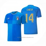 Camiseta Italia Jugador Chiesa 1ª 2022