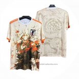 Tailandia Camiseta Japon Samurai 25/26 Blanco Naranja