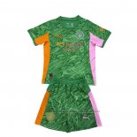 Camiseta Manchester City Portero Nino 25/26 Verde