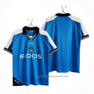 Camiseta Manchester City 1ª Retro 99-01